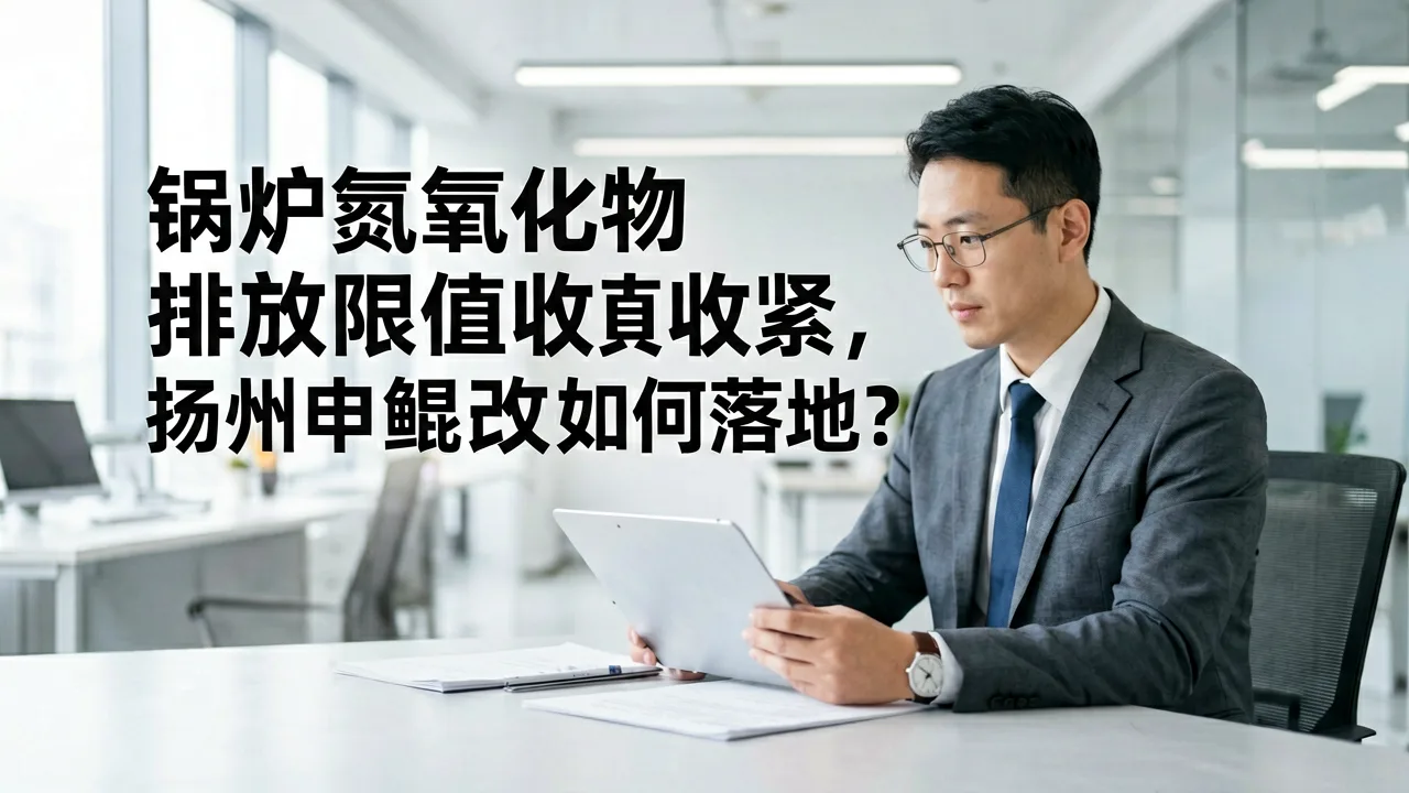 锅炉氮氧化物排放限值收紧,扬州申鲲的低碳改造如何落地?
